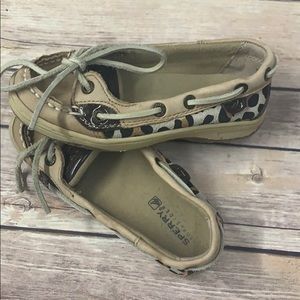 Toddler Girl top Slid Leopard Sperry’s